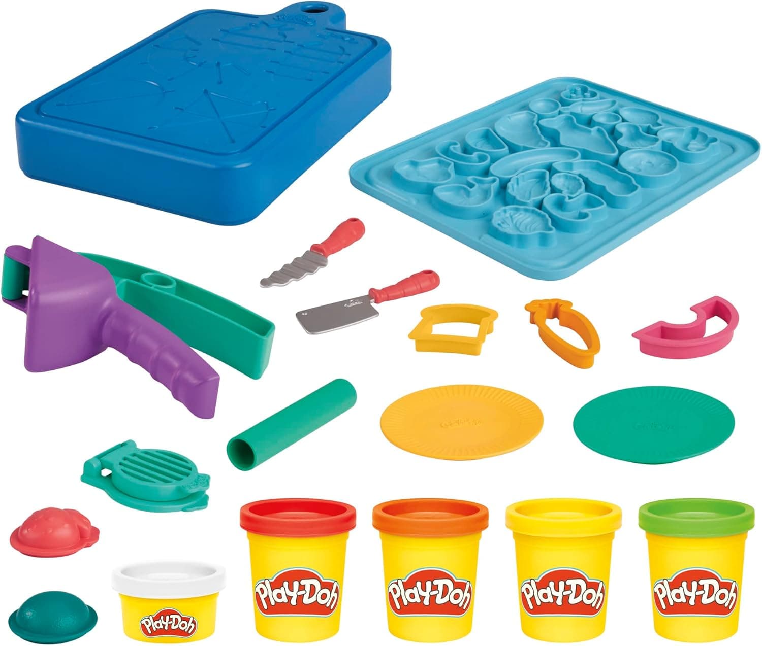 Play-Doh Little Chef Starter Set | Kit de plasticina para crianças com acessórios de cozinha