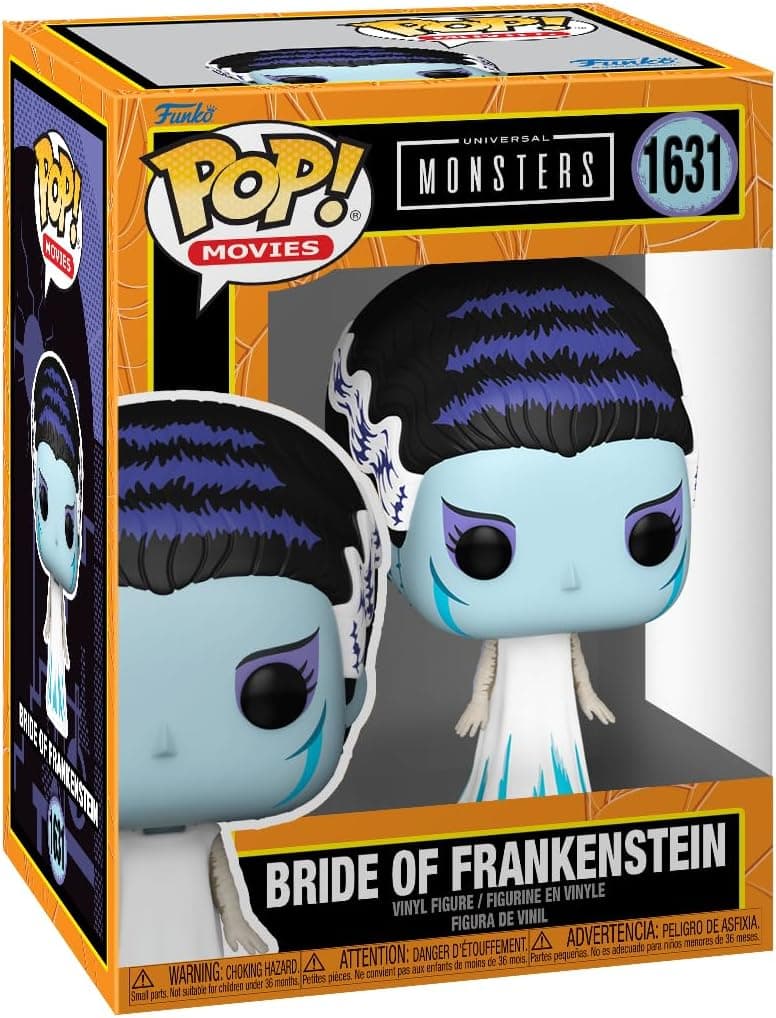 Funko Pop! Movies Bride of Frankenstein | Figura colecionável em vinil Universal Monsters para fãs de cinema