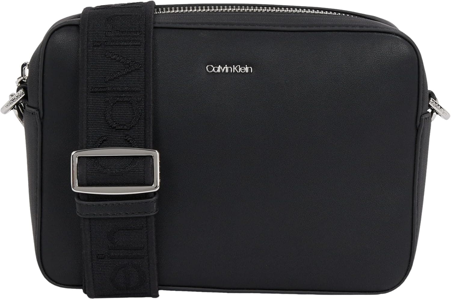 Calvin Klein Mala de ombro para mulher Must Camera Bag pequeno, preto (Ck Black)