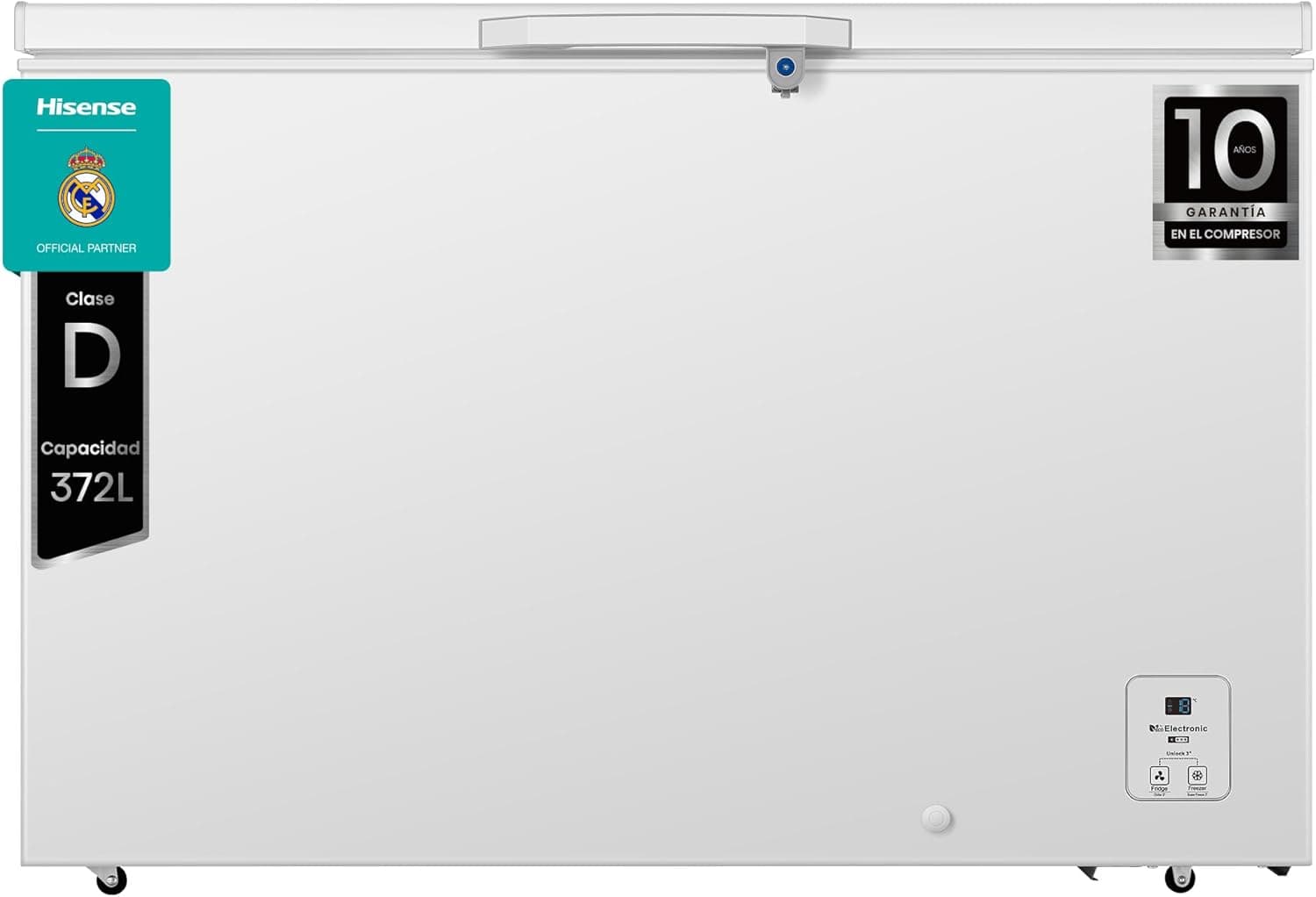 Hisense FT484D4AWLYD | Congelador horizontal 372 L com congelamento rápido