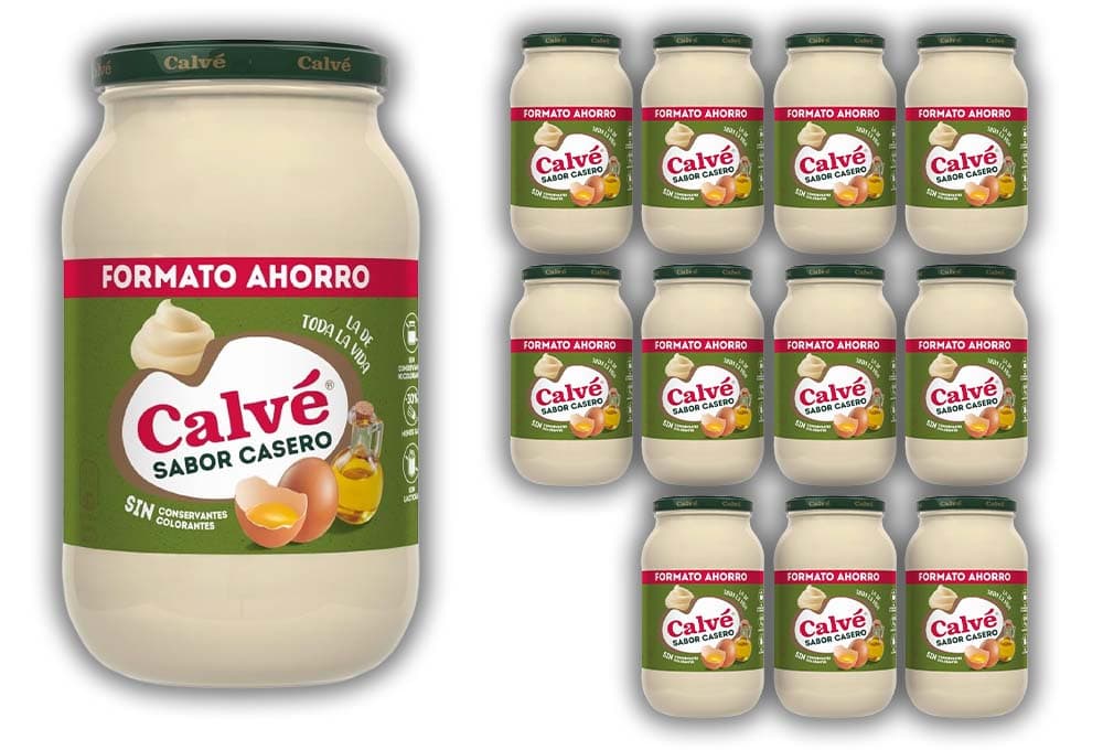 Calvé Molho em frasco sabor caseiro sem conservantes, 30% menos sal, 650 x 12 