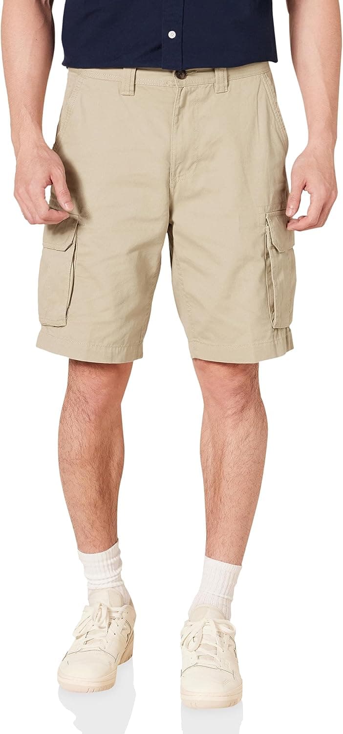 Amazon Essentials Calções de corte clássico de 25 cm (disponíveis em tamanhos para homens grandes e altos) homem