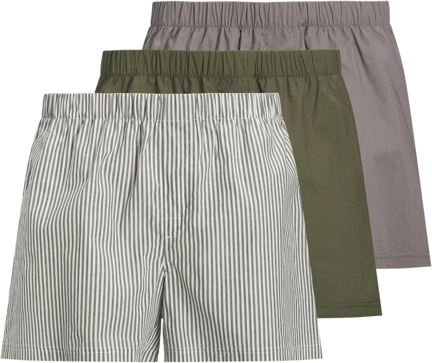 JACK & JONES Boxers para homem, pack de 3