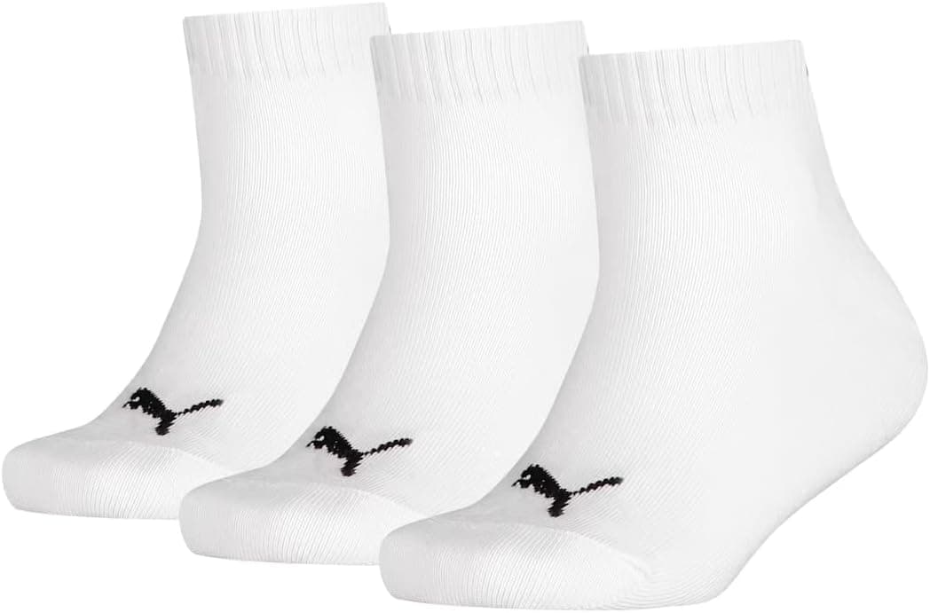 PUMA Quarter Recycled Cotton meia (conjunto de 3) unissexo crianças