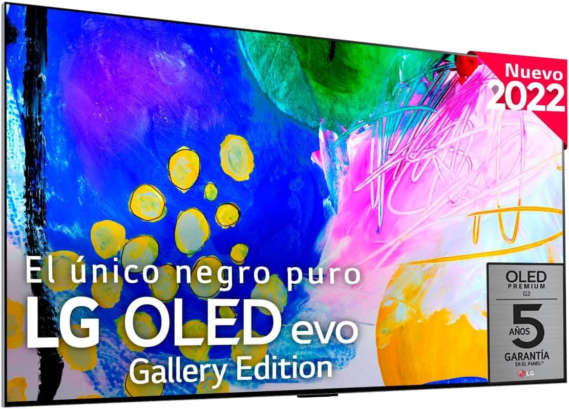 LG OLED65G23LA 65" OLED EVO, Smart TV, webOS22, processador de potência máxima 4K, HDR, HDR Dolby Vision e Dolby Atmos, Gaming, Alexa/Google Assistant