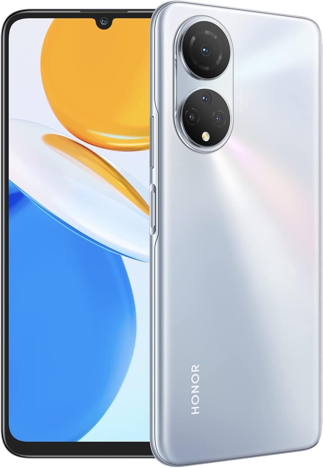 HONOR X7 - Telemóvel desbloqueado, smartphone barato Android 11, bateria de 5000 mAh carregamento rápido 22,5 W, ecrã FullView de 6,74 polegadas de 90 Hz, Quad câmara 48 MP, 4 + 128 GB, Snapdragon