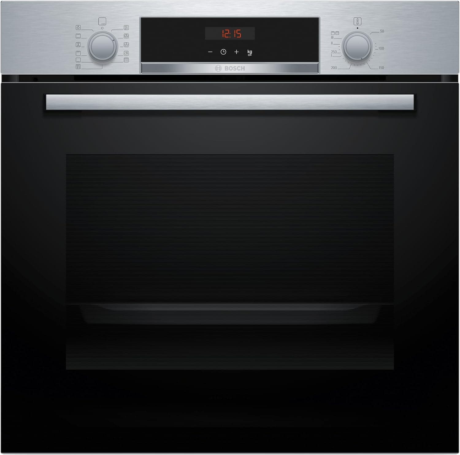 Bosch - Forno multifunção pirolítico, série 4, 60 cm. de largura, assistente de limpeza, aço, HBA574ES3 