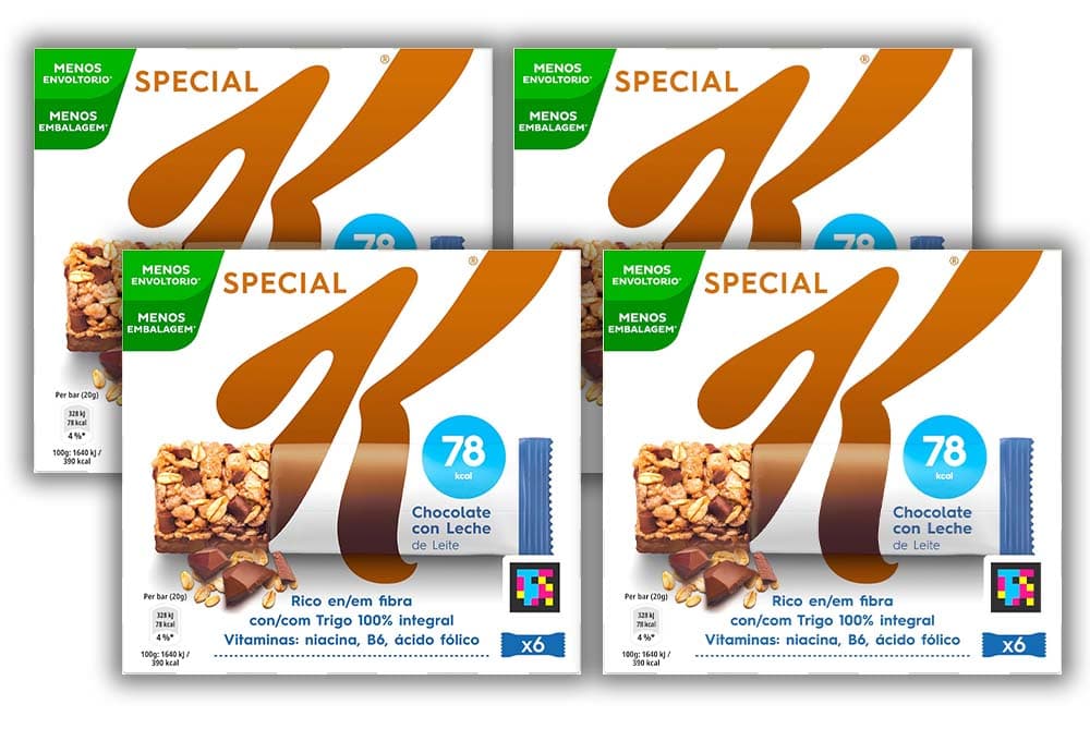 Kellogg's Special K barras de chocolate com leite pack 24 x 20 g
