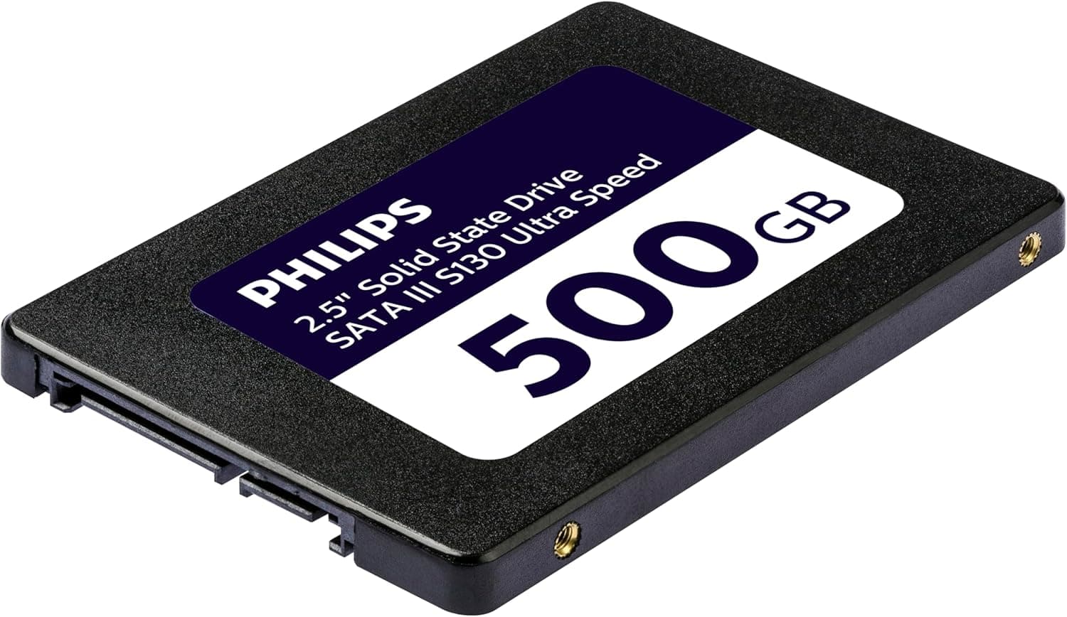 Philips S130 Ultra Speed | SSD interno 2,5'' SATA III 500 GB com velocidade de leitura até 550 MB/s