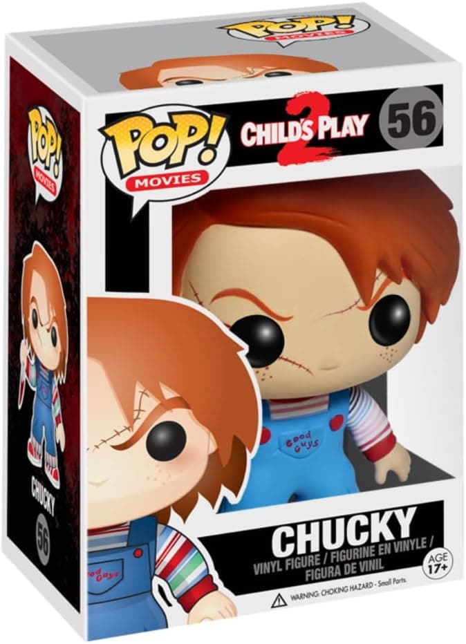 Funko Pop! Filmes: Chucky - Figura de vinil colecionável - ideia de presente - Mercadoria oficial - Brinquedos para crianças e adultos - Filmes Fans - boneco para colecionadores e exposição