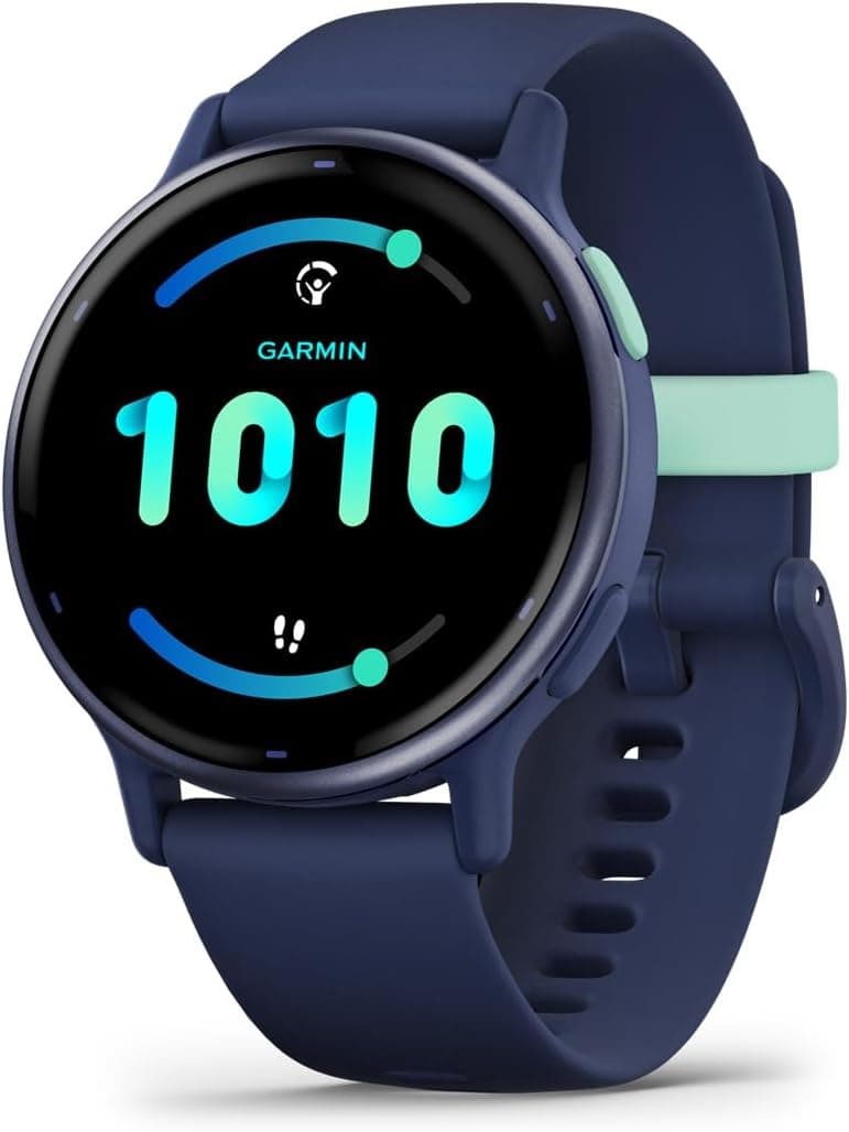 Garmin Vivoactive 5, Smartwatch com GPS, ecrã AMOLED, funções essenciais de saúde e forma física e até 11 dias de autonomia