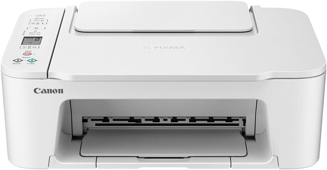 Canon Pixma TS3751i Impressora multifunções 3 em 1, sistema de jato de tinta, impressão, digitalização e cópia, Wi-Fi, compatível com Pixma Print Plan, A4, impressão sem borda, branco