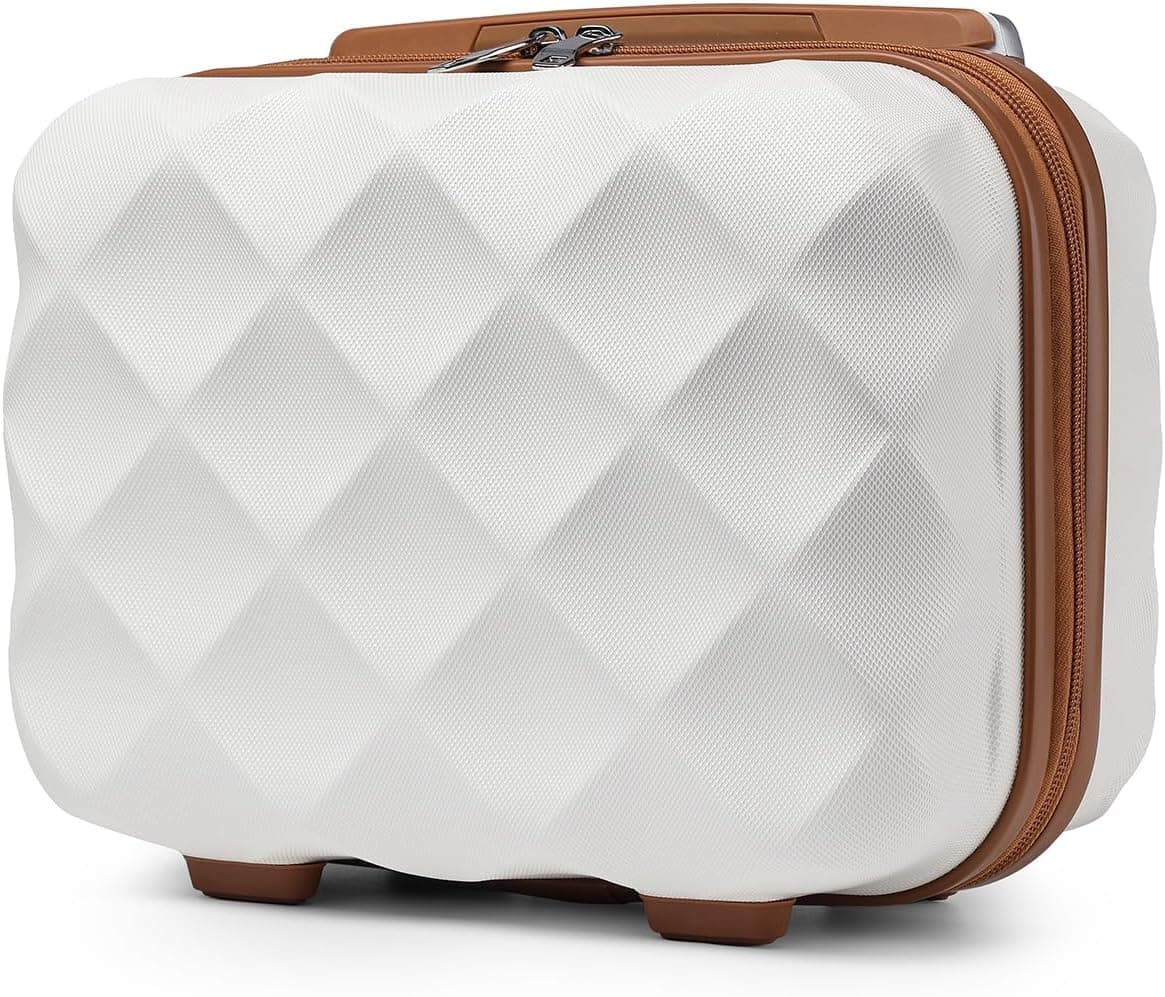 British Traveller Mala de cabine K2395L ABS+PC, Branco