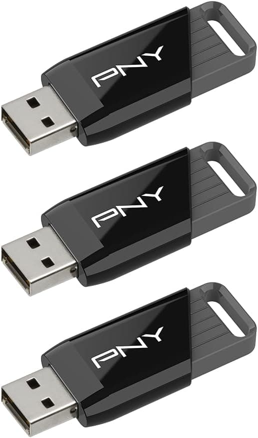 PNY Attaché X | Pack de 3 pens USB 3.2 de 128GB com leitura até 130 MB/s