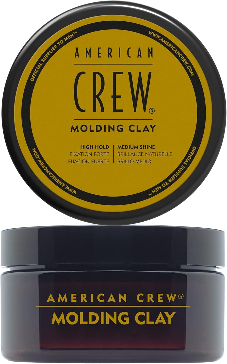 American Crew Molding Clay argila de fixação (fixação forte e brilho médio) 85 g