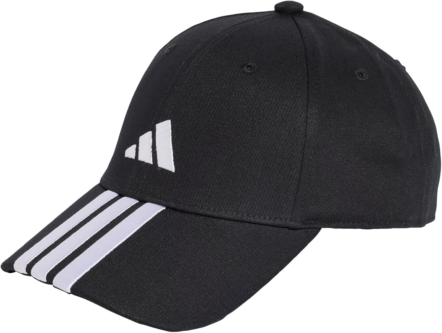 Adidas Bball 3S | Boné de beisebol unissexo em preto e branco