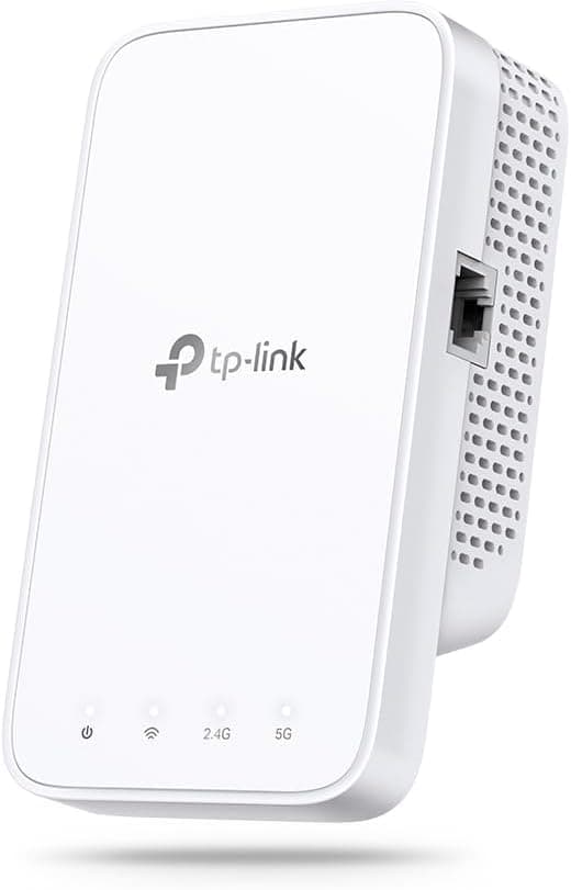 TP-Link RE330 WiFi Repeater, Amplificador AC1200, Extender up to 120 m2, Powerful Repeater with Ethernet Port, EasyMesh, compatível com todas as caixas de internet