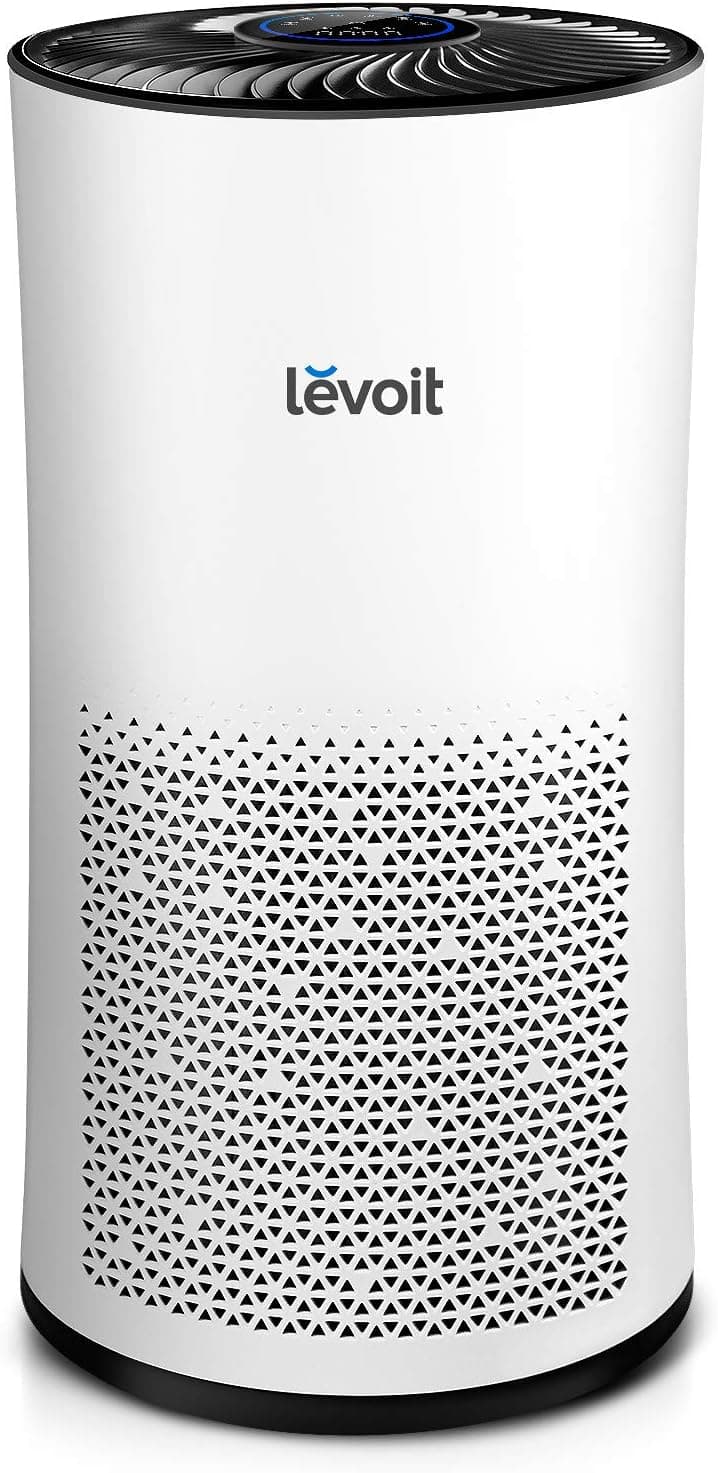 Levoit Purificador de ar para casa e escritório com filtro HEPA, até 95 m², indicador de qualidade do ar, temporizador, 3 níveis, função memória, para alergia, tabaco, concha de animais de estimação