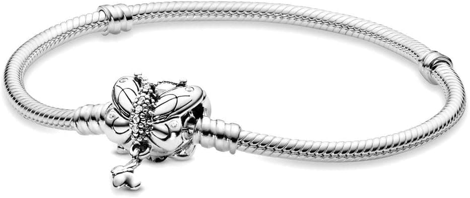 Pandora Pulseira charm mulher prata - 597929CZ-17, Prata