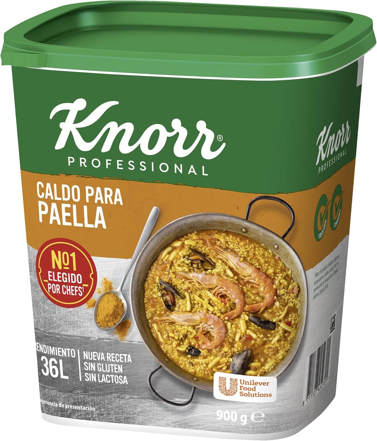 Knorr Caldo para paella temperado 900 g