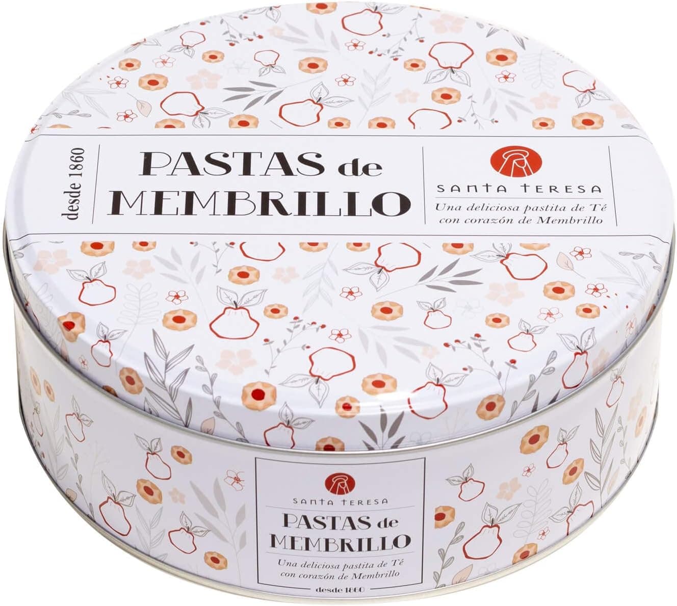 Santa Teresa - Lata de massa de marmelo - feita de forma artesanal com ingredientes naturais. Sem aditivos e sem conservantes - Caixa de edição especial - 600 g