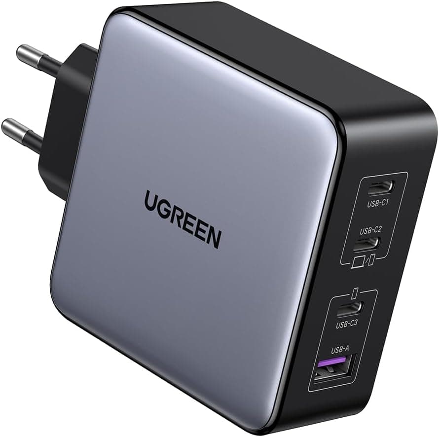 UGREEN Nexode X 160 W Carregador USB C GaNInfinity, carregador PD 3.1 PPS com 4 portas, compatível com MacBook Pro Air M3 M2 M1 iPhone 16 Plus Pro Max, 15, 14, 13, 12, Galaxy S24 Ultra
