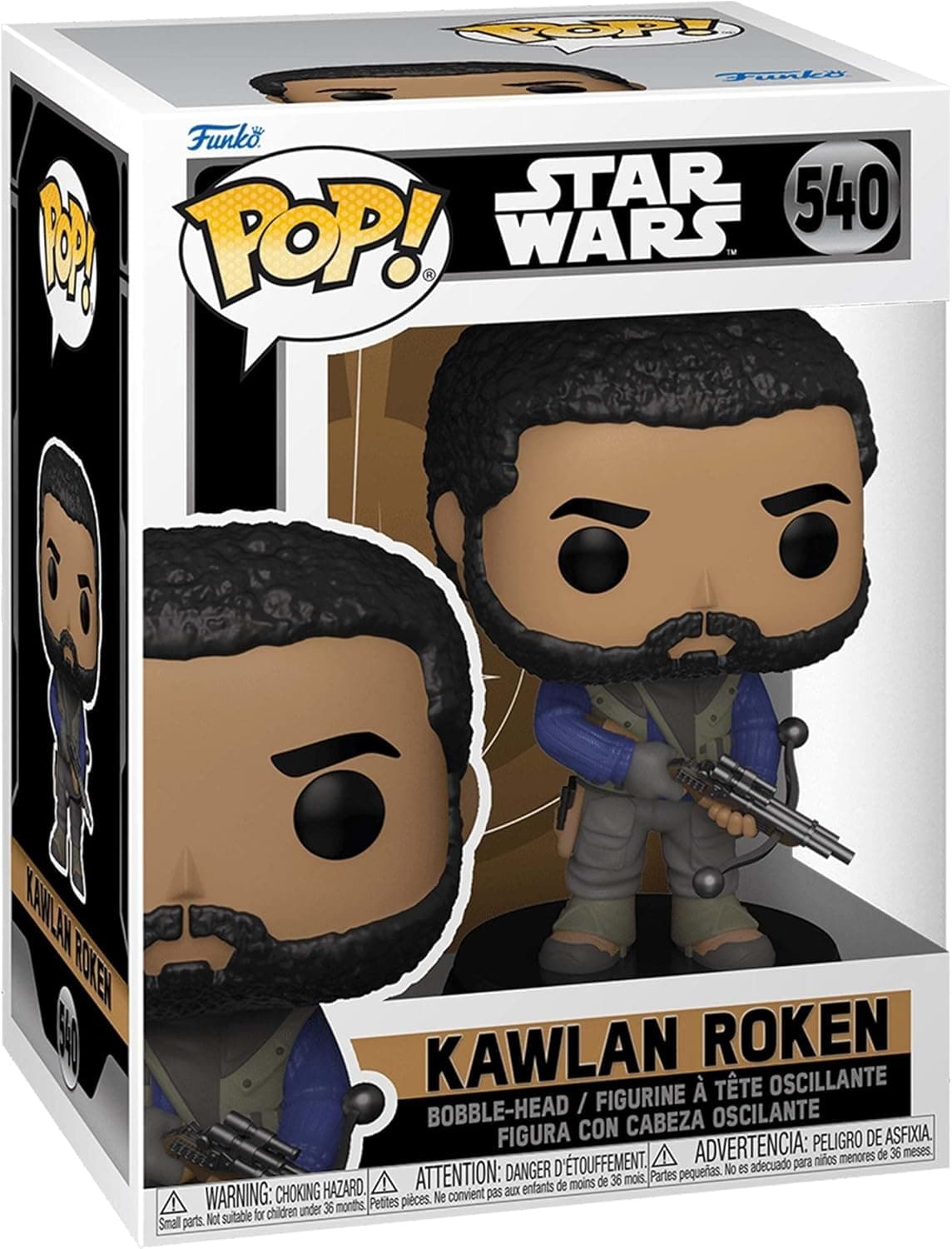 Funko Pop! Vinyl: OBI-WAN Kenobi - Kawlan Roken - Star Wars - Figura de vinil colecionável