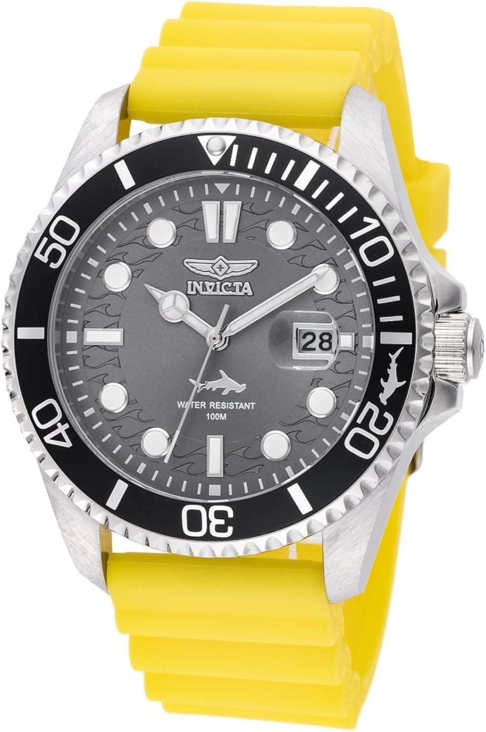 Invicta Pro Diver Homens 43mm Aço Inoxidável Preto Ouro Mostrador PC32 Quartzo