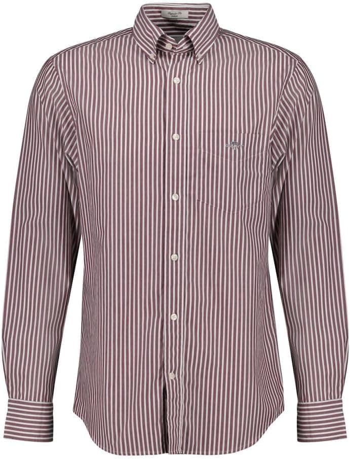 GANT Reg Poplin Stripe- Camisa para homem