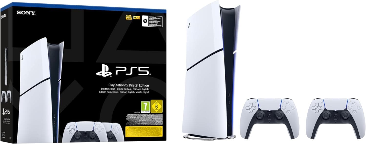 Playstation 5 Consola Digital Modelo Slim com 2 comandos