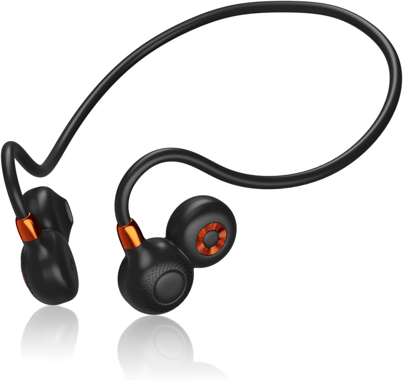 Ortizan Auriculares Open Ear Bluetooth Sport Headset, auriculares Bluetooth 5.3 por condução de ar, IPX6 Waterproof, 19G Light, Clear Call Quality, auriculares desportivos para treinar correr