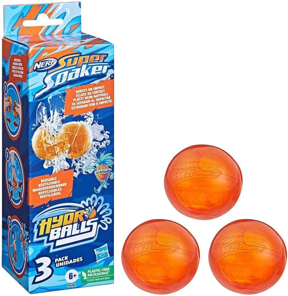 Nerf Super Soaker Hydra Balls, 3 unidades