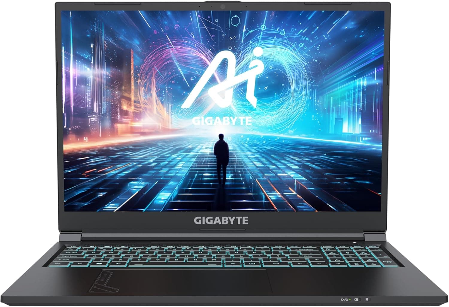 GIGABYTE Portátil Gaming G6 KF de 16,0 polegadas, 165Hz FHD, Intel Core i7-13700H, RTX 4060 GPU, 16 GB DDR5 4800 MHz, 512G SSD, FreeDOS, G6 KF-733 ES893K D