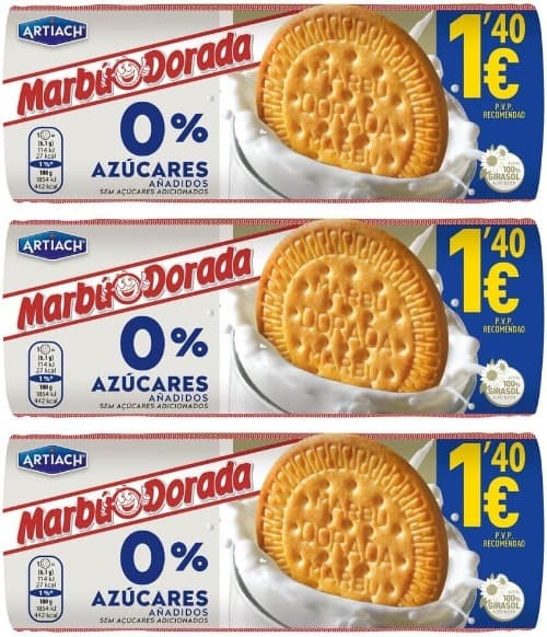 Marbú 0% açúcares, 400 g x 3
