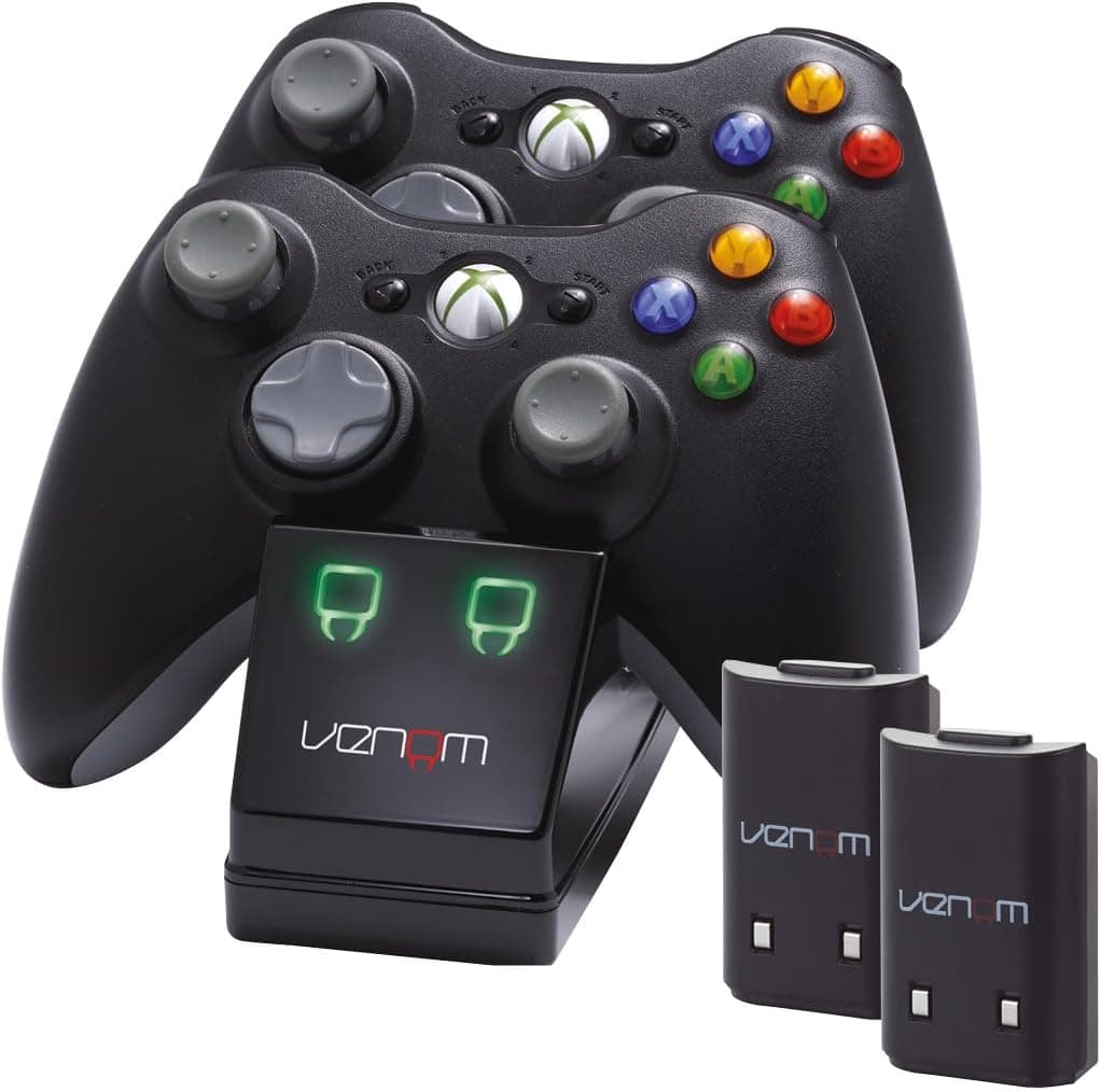 Venom Twin Charging Cradle: Black (Xbox 360)