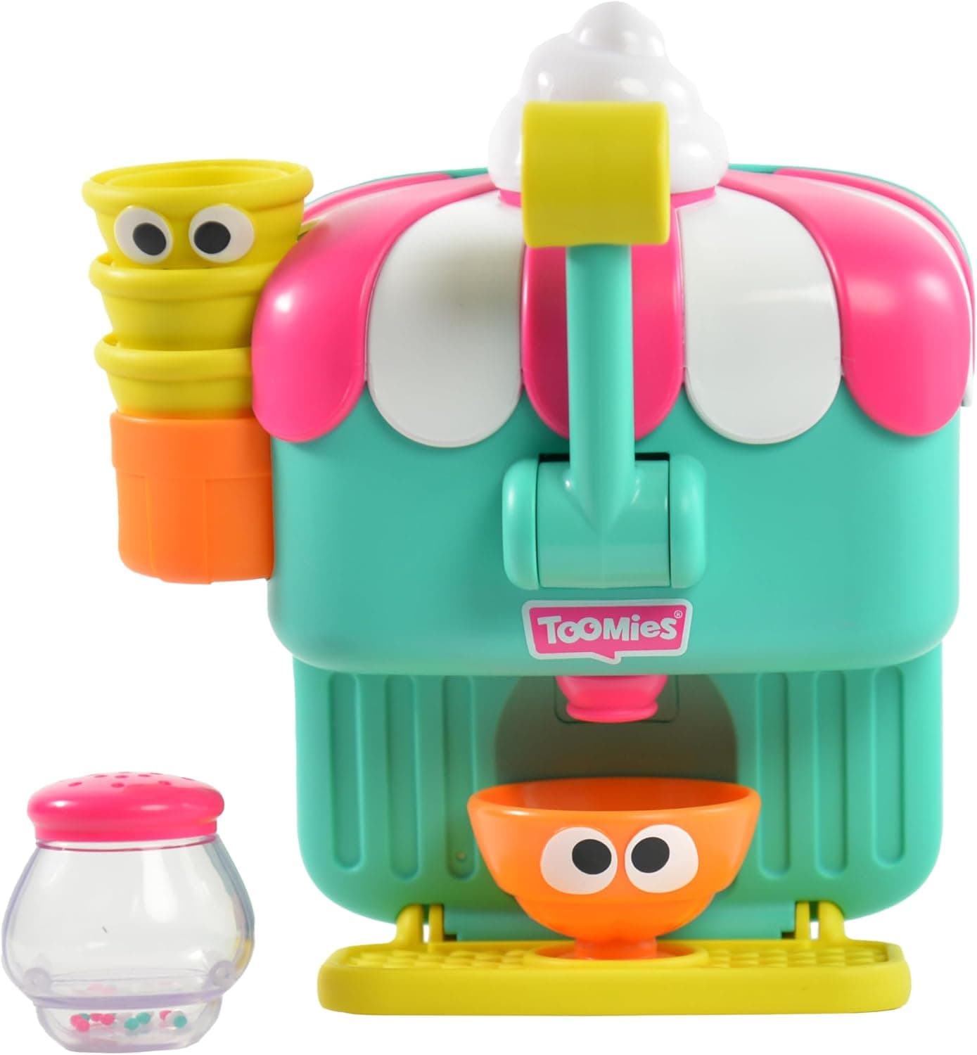 Toomies - Oficina de gelado de banho para bebés e meninos, brinquedo de imitação na fabricação de gelados, brinquedo de banho para meninos e meninas de 18 m e 2, 3 e 4 anos