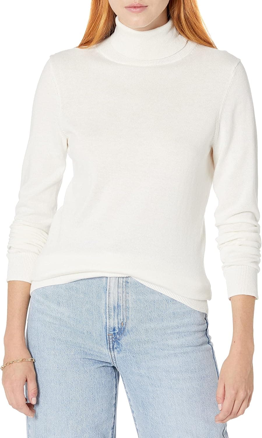 Amazon Essentials Camisola de gola alta para mulher