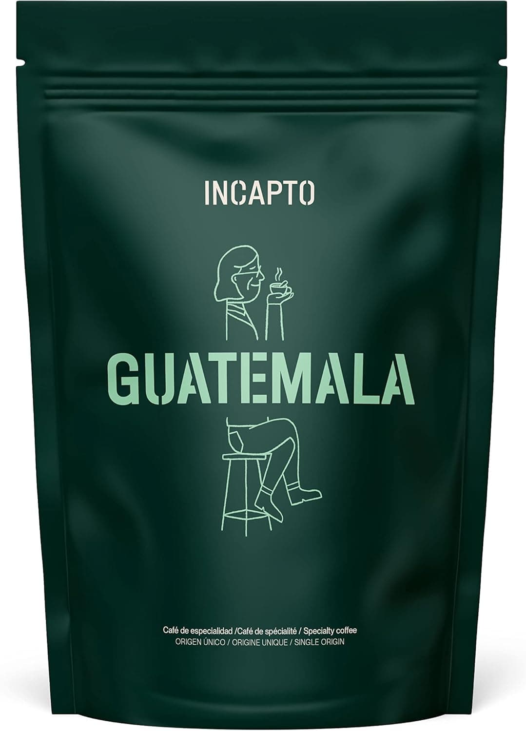 Incapto Café em grão de especialidade 100 g | Origem Guatemala | 100 % árabica | Specialty Coffee 86,25 pontos SCA | Torrada natural e artesanal, Quetzaltenango, mulheres de Chuva