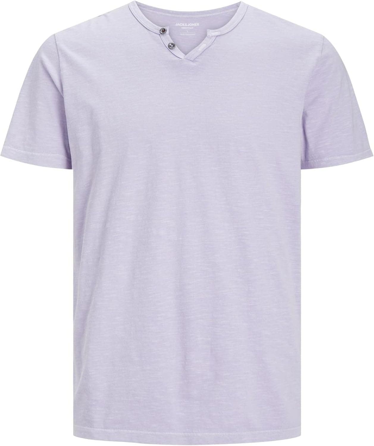 Jack & Jones Jjesplit Neck tee SS Noos-T-shirt de manga curta para homem