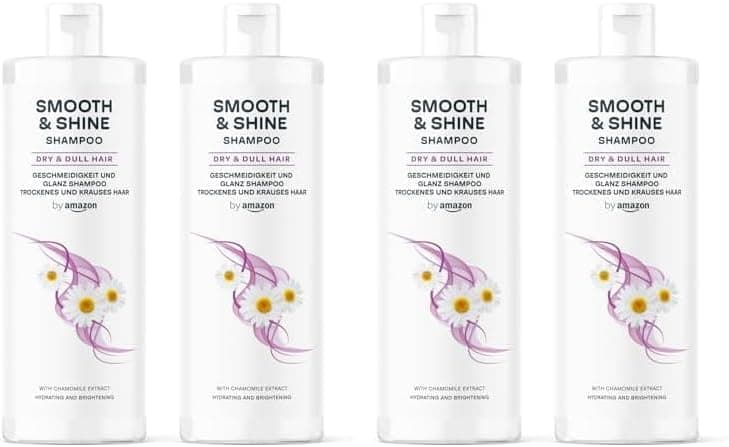 by Amazon - Champô suave e hine, 2 x 400 ml (embalagem de 2)