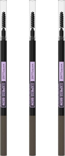 Maybelline Nova Iorque, lápis wn sobrancelhas automático Express Brow Ultra Slim, tom 04, médio castanho, 3 unidades
