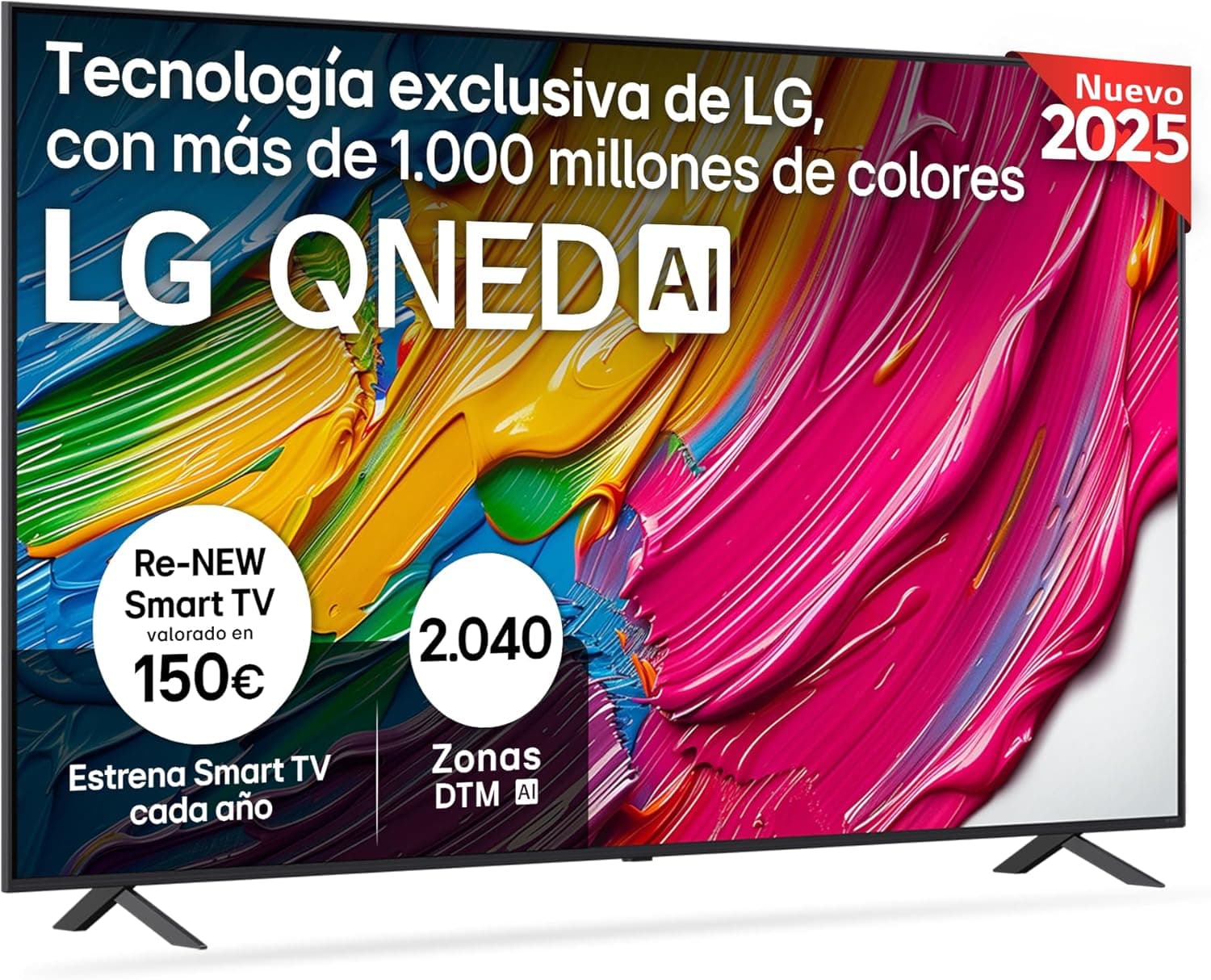 LG 86QNED80A6A | Smart TV QNED 4K de 86 polegadas com Dolby Digital Plus e assistente de voz