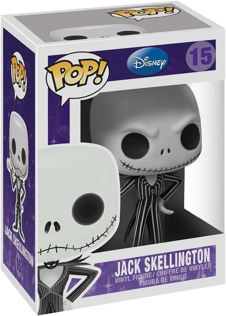 Funko POP! Disney Series 2: Jack Skellington - The Nightmare Before Christmas - figura de vinil colecionável - ideia de presente - Mercadoria oficial - brinquedos para crianças e adultos