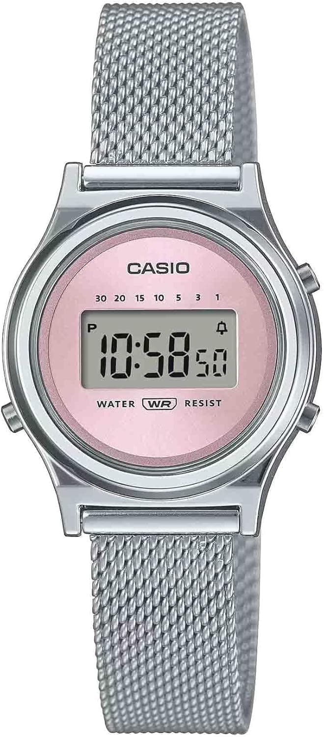 Casio RELÓGIO vintage LA700WEM-4AEF, PRATEADO, pulseira