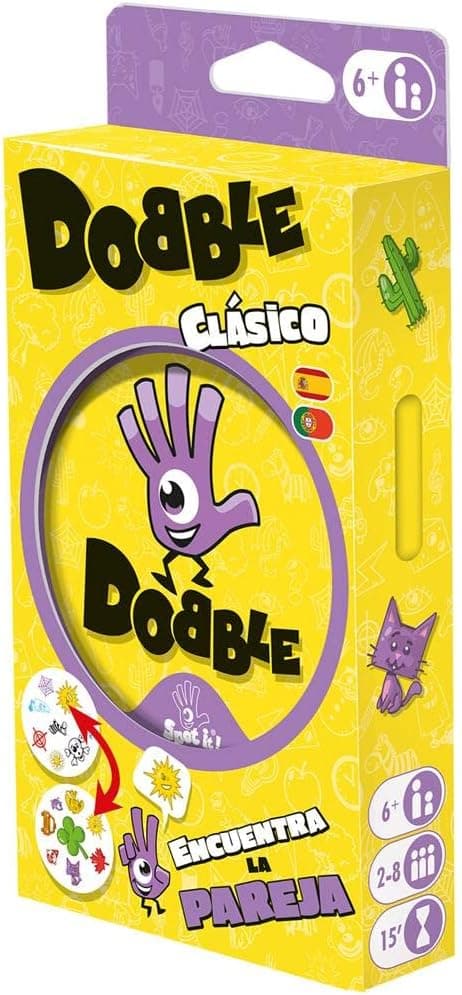 Zygomatic | Dupble Classic Blister Eco | Exclusivo na Amazon | Jogo de cartas para família e crianças, 7 anos, 2 a 8 jogadores, 15 minutos por partida, em espanhol e português