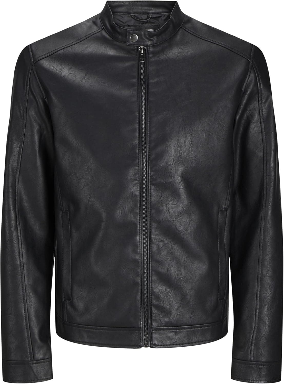 JACK & JONES Synthetic Leather Jacket Synthetic Leather Jacket