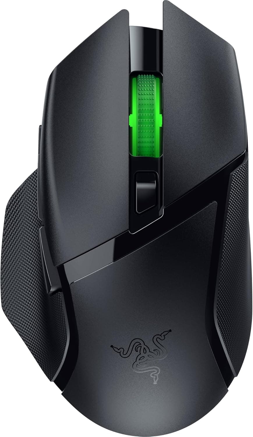 Razer Basilisk V3 X HyperSpeed ​​​​​​- Rato gamer sem fios personalizável (formato ergonómico com 9 controlos personalizáveis, HyperSpeed ​​​​​​Wireless, Bluetooth, sensor ótico 5G 18K avançado) Preto