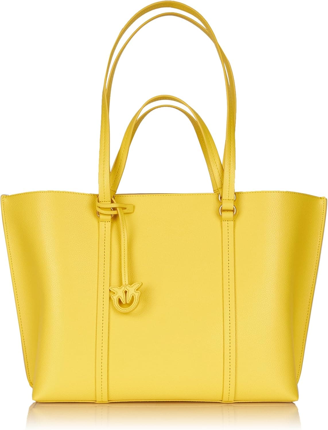 Pinko Carrie Shopper Big couro bottalata, bolsa para mulher