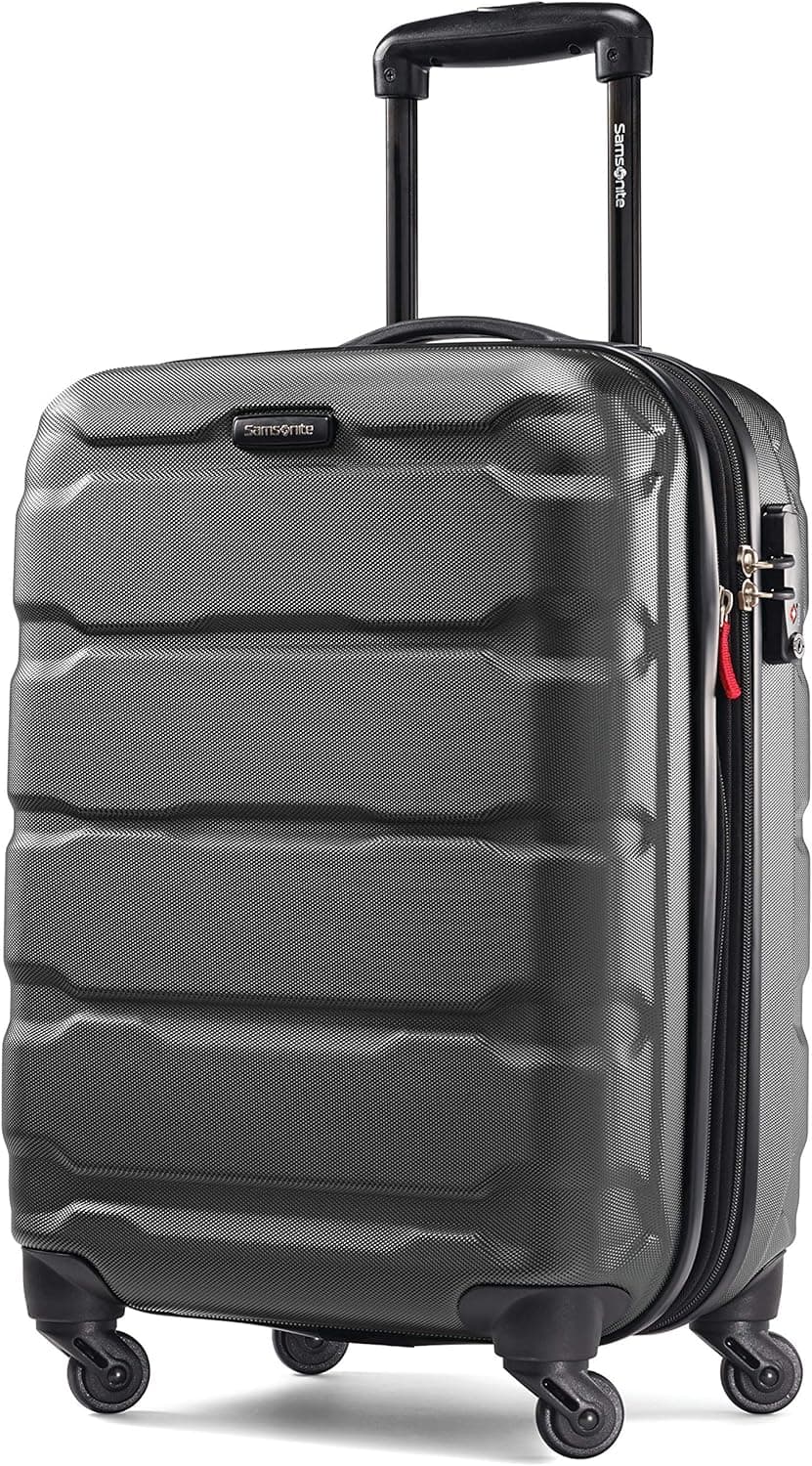 Samsonite Omni Pc Hardside Bagagem expansível com rodas giratórias, Preto
