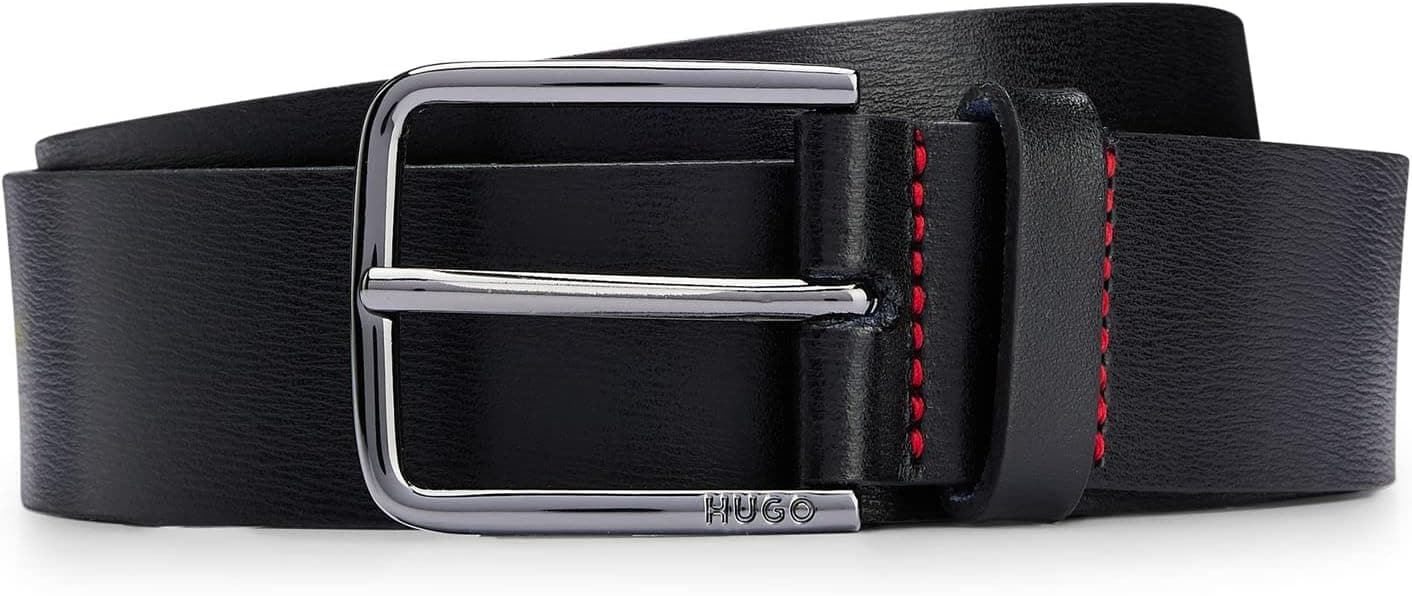 HUGO Gerik_Sz35 Cinto para Homem, Black1, Tamanho 90